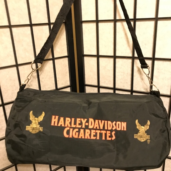 Harley-Davidson Other - 🦅HARLEY-DAVIDSON 🦅DUFFEL BAG 🚬 "CIGARETTES" ADVERTISEMENT🚬